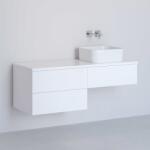 Kronenbach Cube dulap cu blat 121x48.7x44.5 cm sub chiuveta pe perete alb KBWTKOWTL1213WH (KBWTKOWTL1213WH)