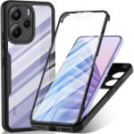 Techsuit Xiaomi Redmi Note 14 5G Fekete Techsuit ColorVerse 360 Széria + Képernyővédő tok