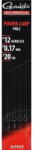 Gamakatsu Carlige legate Gamakatsu Power Carp Pole nr. 12 0.17mm 20cm 8buc (GK.185241.1220.17)