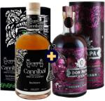 Don Papa Sherry Casks 0, 7l 45% GB + Cannibal Backbone - Citrus & Rhum 0, 7l 40% GB szett