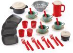 Ecoiffier Set de prânz în geantă 100% Chef Écoiffier 35 accesorii cu aparat de cafea de la 18 luni (ECO12640) Bucatarie copii