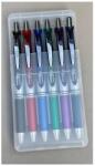 Pentel Írószertartó asztali műanyag 6db-os készlet BL77 toll, Pentel 6 klf. szín (42779) - web24