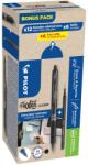 Pilot Rollertoll 0, 5mm, törölhető Pilot Frixion Clicker GreenPack, 12 toll + 12betét, írásszín fekete (BLRT-GREENPACK-B) - web24