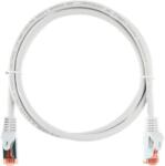 NIKOMAX Patch kábel S/FTP CAT6a LSOH, Essential Series, 10m, fehér (NMC-PC4SA55B-ES-100-C-WT) - bevachip