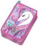 Graffiti Penar școlar echipat Graffiti Unicorn - Miracle, 2 fermoare (231331) Penar