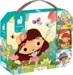 Janod Puzzle pentru copii Janod 4 în 1 - Patru anotimpuri (J02542) Puzzle
