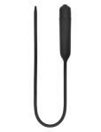 SuperLove Vibrating Extra Long Silicone Urethral Sounding Black
