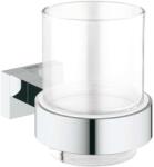 GROHE Essentials Cube pohár + tartó (GR-40755001) (40755001)