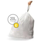 simplehuman Zsinóros szemeteszsákok 20 l, E típusú - 20 db, fehér (CW0164)