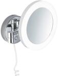Kronenbach Universal kozmetikai tükör 20x20 cm kerek világítással króm 29.475. 255.3004 (294752553004)