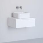 Kronenbach Cube szekrény pulttal 61x48.7x44.5 cm mosdókagyló alá akasztható fehér KBWTKOWTL611WH (KBWTKOWTL611WH)