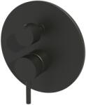 Kronenbach Lima 2.0 Black kád és zuhany csaptelep süllyesztett fekete 100.2503SMKB (1002503SMKB)