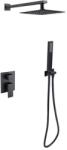 Besco Sistem de dus fix si mobil, cu baterie incastrata, negru mat, Besco Modern-Varium II BP-MVII-CZ BP-MVII-CZ (BP-MVII-CZ)