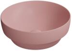 SAPHO GSI PURA kerámiamosdó, pultra helyezhető, átm: 40cm, matt rózsaszín (884624) (884624)