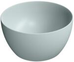 SAPHO GSI PURA kerámiamosdó, pultra helyezhető, átm: 42cm, matt jégkék (885215) (885215)
