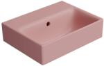 SAPHO GSI NUBES kerámiamosdó, 40x32cm, furat nélkül, matt rózsaszín (9684024) (9684024)
