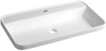 SAPHO BRAHEA pultbasüllyeszthető rockstone mosdó, 75x39cm, matt fehér (BE775) (BE775)