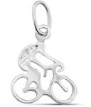 ÉkszerM Fehérarany Biciklis Medál AU 91276