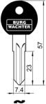 Burg Wächter Burg Wachter-Rohling 73 W-nyerskulcs (BW05970)