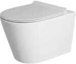 Gamma Mut, falra akasztható WC csésze 48x37 cm Perem nélküli, lassan eső ülőfelülettel, fehér fényes, GMA-MUT-201 (GMA-MUT-201)