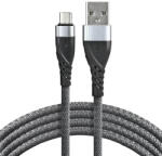 everActive USB- mikro USB kábel 2.4A 2m szürke