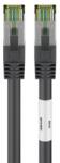 Goobay Cablu de retea RJ45 S/FTP CAT 8.1 cu mufe CAT 6A 25m Negru, Goobay G66729 (G66729)