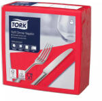 Tork szalvéta Soft Dinner 3r. , 39X39, PIROS, 100db/csg, 12csg/karton (477591)