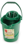 FASS Natural Green felmosó vödör csavarókosárral, ovális, zöld (9016-N)