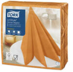 Tork szalvéta "Linstyle" Premium, textilutánzatú, NARANCS 39/1, 50db/csg, 12csg/karton (478851)