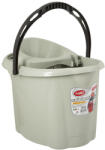 PLANET műanyag felmosó vödör 12L szürke (UP601) - szerek