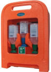 Actiomedic EYE CARE Medi2Protect I szemkimosó állomás 2 x 500 ml 0.9% nátrium-klorid oldattal + 1 x 500 ml BioPhos74 oldattal (500-200-20000) - szerek
