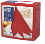 Tork szalvéta Linstyle, premium textilutánzatú, piros 39/1, 50db/csg, 12csg/karton (478854) - szerek