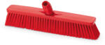 IGEAX élelmiszeripari tolóseprű, partvis fej, 45cm, 0, 5mm közepes sörtével, piros (1009RM) - szerek