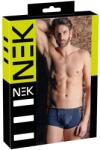 NEK - fekete fűzős-necc betétes boxer (kék) - sexshopcenter