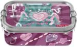 Hama Rozsdamentes acél uzsonnás doboz, Glitter Heart Hazle (213508)