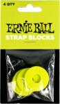 Ernie Ball 5622 Gumi Heveder Rögzítő Strap Lock 4 Darab (zöld)