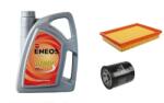 Eneos Suzuki Swift III 2005-2010.09 olajcsere szett 1.3-1.5 benzin - levegőszűrő, olajszűrő, Eneos Premium 10w40 4L (13780-62J00, 16510-61A01)