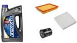 ECSTAR Suzuki Swift III 2005-2010.09 olajcsere szett 1.3-1.5 benzin - levegőszűrő, olajszűrő, pollenszűrő, Suzuki gyári motorolaj ECSTAR 10w30 4L (99000-21E30-047, 13780-62J00, 16510-61A01, 95860-62J00)