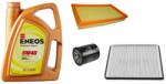 Eneos Suzuki Ignis olajcsere szett 2003-2007, 1.3-1.5 benzin levegőszűrő, olajszűrő, pollenszűrő, Eneos Premium Hyper 5w40 4L (13780-86G00, 16510-61A01, 95860-78F10)