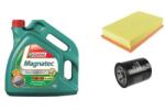 Castrol Suzuki Wagon R olajcsere szett 1.3 G13BB motorszám, levegőszűrő, olajszűrő, Castrol Magnatec 10w40 olaj (13780-83E00, 16510-61A01)
