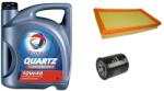 Total Suzuki Wagon R olajcsere szett 1.3 M13A motorszám, levegőszűrő, olajszűrő, Total Quartz 7000 10w40 4L (13780-86G00, 16510-61A01)