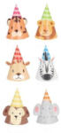 AM/63 Gyerek party kalap állatokkal 8 db/csomag