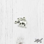  Tibeti ezüst elefánt fityegő, medál (50 db)