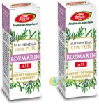 Fares Pachet Ulei de Rozmarin 100% Pur (A11) Definit Botanic si Biochimic 10ml+10ml