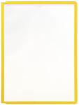 Durable Bemutatótábla panel, A4, 5 db/csomag, Durable Sherpa sárga - vegyesbolt