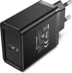 Vention USB-A (1port, 18W, fekete), töltő