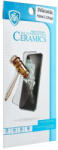  Samsung Galaxy A35 / A55 előlapi hibrid üvegfólia, kerámia/üveg, oleofób réteg, edzett, fekete keret, SM-A356, SM-A556, 5D Full Glue Ceramic Glass