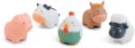 Saro Baby Set 5 jucarii de baie, funny farm (0367)