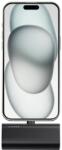 Blue Star W0556P PlugOn powerbank beépített Lightning csatlakozóval 5000mAh 2.1A - fekete