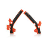 ACERBIS Vázvédő X-GRIP KTM 85 (2013-2017) - Husqvarna TC 85 (2014-2017) (KTM 2016, Narancs-Fehér) AC 0021869 (AC 0021869)